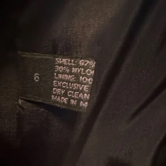 Express Monochrome Tweed Blazer - Picture 3 of 4